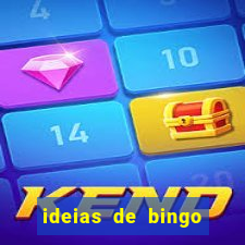 ideias de bingo para o natal